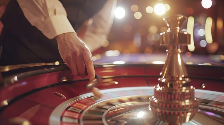 Dream Gaming live-dealer studio on ids138 showing professional table setup and live dealer